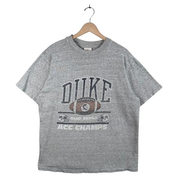 Vintage Duke University Blue Devils ACC Champions T-Shirt XL - Picture 1 of 7